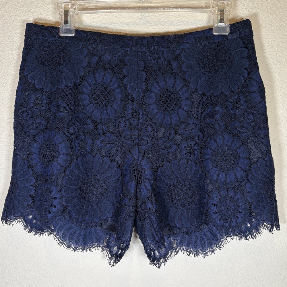 NWT Trina Turk St Lucia Scalloped Lace Shorts Size 6